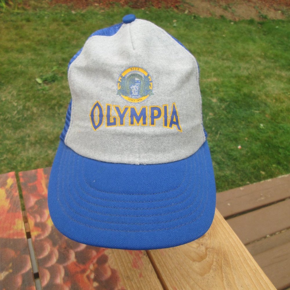 VINTAGE OLYMPIA BEER SNAPBACK HAT